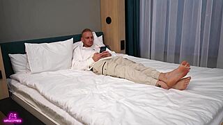 i finally had sex with my roommate karolina geiman in hotel missionary doggystyle