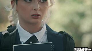 Why risk double penetration in this cursed threesome with Lexi Lore?