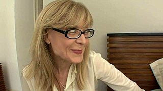 nina hartley rims college stud's huge cock before creampie slam