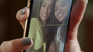 naughty tattooed brunettes lick shaved pussies lesbian muff diving cunilingus