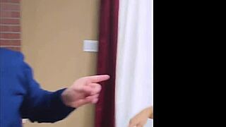 Hot student dives into classroom sex challenge