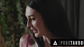 Pure Taboo! Pervy College Stepbro Catches Stepsis Charlotte Sins Camming Wild