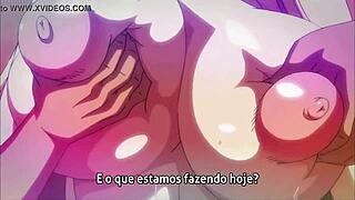 big titted anime schoolgirl cheats blowing director in hentai