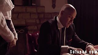 Petite Secretary Jill Kassidy Dominated Roughly At Work