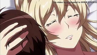 big titted anime schoolgirl cheats blowing director in hentai