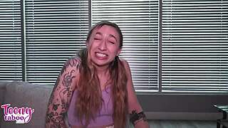 Student Nina Trades Pierced Nipples Body for College Project Completion