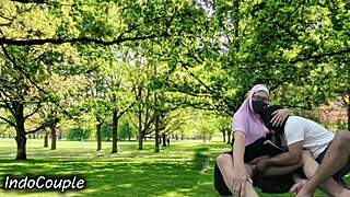 Real Muslim Couple Creampies Outdoor In Park Affair!