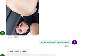 teen slut pays her debt with tight shaved cunt 😈 homemade blowjob action