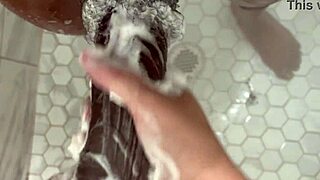 stepdaughter sneaks shower with stepdad full pov closeup petite teen rides bbc interracial tight pussy