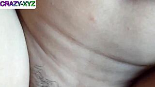 Beautiful indian babe bent over doggystyle with huge cock stretching tight wet pussy