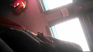 Whoa that Telugu aunty's big fat ass shakes wild on the train 🍑🔥