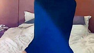 curvy girl's big ass shakes in tight jumpsuit workout