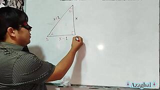 Nerdy Student Teacher Explains Erotic Sexual Math Theorem in Bedroom