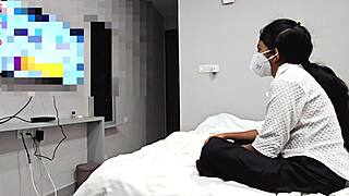 my desi girlfriend with big natural tits gets fucked hard by her young boyfriend at college party