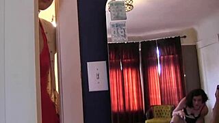 lesbian domina spreads slave's wet pussy wide for hard slaps and licks