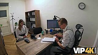 vip4k funky town young shaved student fucked hard anal all holes in office loan casting