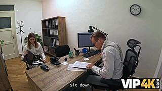 vip4k funky town young shaved student fucked hard anal all holes in office loan casting