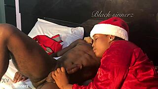 Black sinnerz sends christmas greetings from steamy bathroom