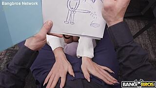 naughty student deepthroats rides cowgirl doggystyle begs for creampie facial cumshot!!