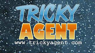tricky agent pounds near-virgin teen angie koks in hardcore casting