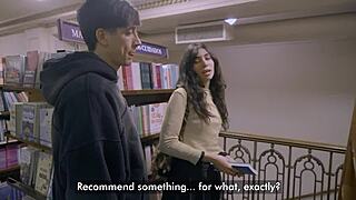 Librarian Fucked Hard by Dominant Stud