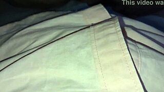 young college couple sneaks home fuck during work break