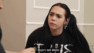 think this spoiled bitch deserves a rough face fuck and cumshot?