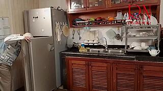 morning kitchen erupts in hilarious nsfw chaos with college casting comedy