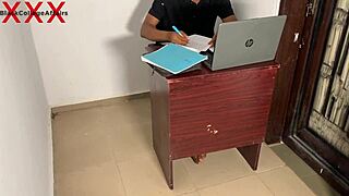 Science teacher rams monster cock deep big ass ebony student doggystyle lesson