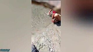 Desi bhabhi fingers wet pussy then gets fucked in fields