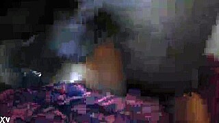 Tiny Ebony Teens Drilled in Threesome