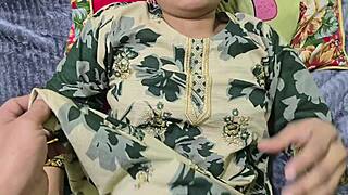 desi stepmom shakes her big ass twerking right in stepson's face begging for rough pounding