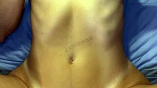 College Slut Girlfriend Fucked Hard Missionary Style!