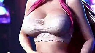 ahri's charming dance like jun hyo seong into you lol 3d league cosplay