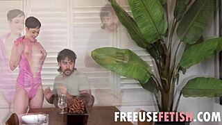 Submissive Stepsisters Lick Stepbro's Fingers After Freeuse Feast