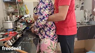 Horny Stepmom Invites Me Kitchen Fuck While Stepdad Sleeps Soundly!