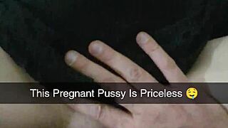 PREGNANT MILF PAYS DEBT WITH ROUGH DOGGY CREAMPIE CUCKOLD CAPTIONS
