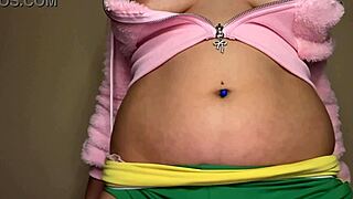 stepdaughter's ahegao face while practicing deepthroat on older man's cock!