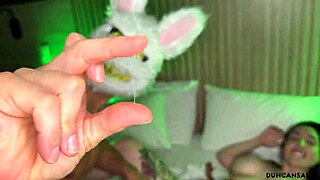 Muscular Bodybuilder Hooks Up with Big Ass Brunette for Halloween Blowjob Pussy Ride and Ass Worship