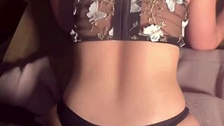 college slut creams hard on thick dick fucked rough on table!