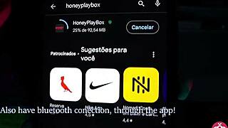 Me and my girl masturbate together cumming in her panties with this insane toy