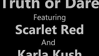 karla kush shows skinny student how monster cock stretches shaved pussy