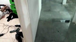 corno watches hotwife young wife get fucked hard by friend in school room background