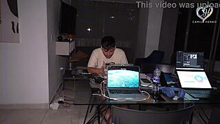 Big Cock Pounds Petite Latina Hard