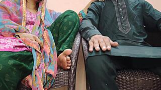 desi boy tempts khala's hidden horny urges in private bedroom