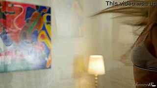 hey hanka d cums rubbing her tight shaved pussy hard