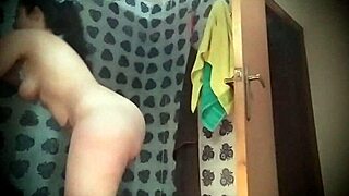 stepsister showers seductively then bends over for deepthroat doggystyle pounding