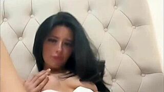 Horny American Exchange Student Fingers Pussy to Squirting Orgasm