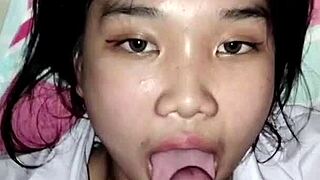 pov with that bendy thai student getting doggy slammed hard