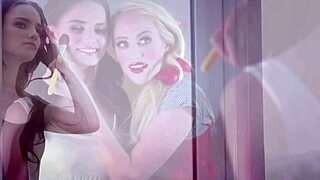 student lana watches markus spank and pound lyra's wet pussy hard